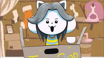 Facerig Comes Alive (UNDERTALE) Episode 1 Temmie HD wallpaper