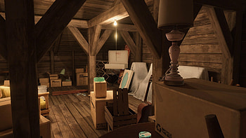 Open Roads Game Attic Scene, video game, Open Roads HD wallpaper