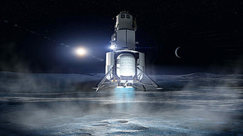 Blue Moon, Blue Origin HD wallpaper