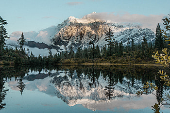 Landscape, Nature, Water, Trees, Mountain, Lake, Reflection HD wallpaper