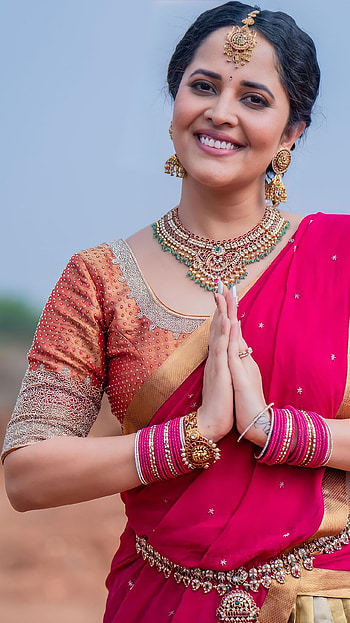 Anusuya Bharadwaj, telugu anchor HD phone wallpaper