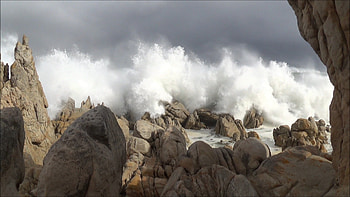 Big ocean waves crashing - stormy sea - Western Cape coast South Africa - - YouTube HD wallpaper