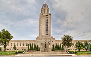 Nebraska state capitol, , background HD wallpaper
