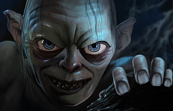Close-up, Lord of the Rings: Gollum HD wallpaper