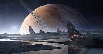Big Planet Space Art , planet, space, artist, artwork, digital-art HD wallpaper