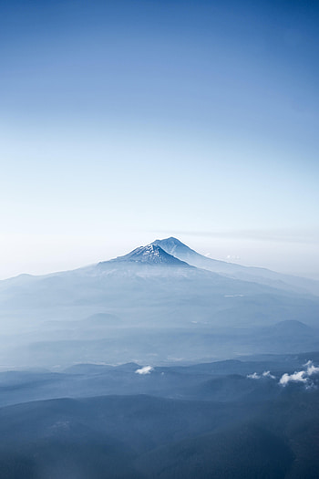 Nature, Vertex, Top, Fog, Volcano HD phone wallpaper