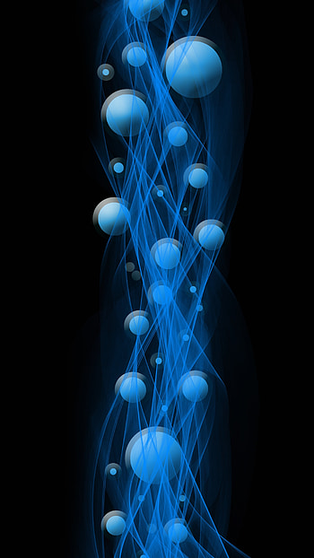 Abstract, Waves, Circles, Particles, Physics, Molecules, Quantum Physics HD phone wallpaper