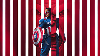 Captain America Vs Red Hulk, captain-america-brave-new-world, superheroes, artwork, captain-america, artist, anthony-mackie, red-hulk HD wallpaper