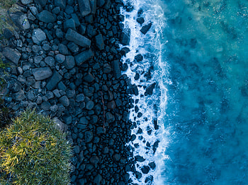 Rocks And Sea , rocks, sea, nature HD wallpaper
