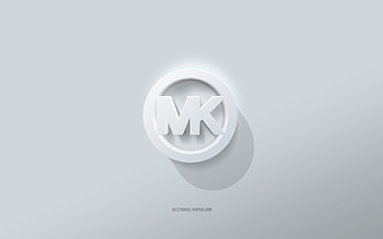 Michael Kors logo, white background, Michael Kors 3d logo, 3d art, Michael Kors, 3d Michael Kors emblem HD wallpaper