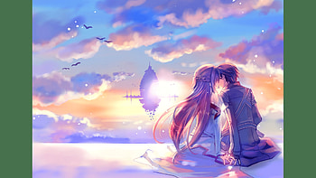 Sword art online, Anime, kiss HD wallpaper