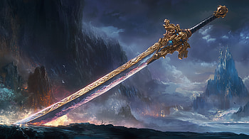 Legendary Sword: A Fantasy Adventure, fantasy, sword, Artwork, mystical HD wallpaper