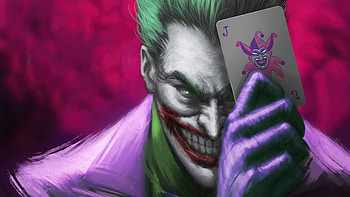 Joker Play Card , joker, superheroes, artwork, artist HD wallpaper