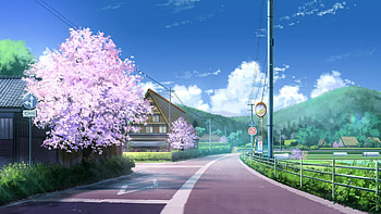 Site Site Anime Background, Pemandangan Anime HD wallpaper