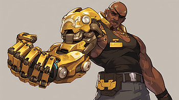 Epic Overwatch Doomfist, video game, Overwatch, Doomfist (Overwatch) HD wallpaper