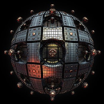 3D, Ball, Metal, Metallic, Volume, Sphere HD phone wallpaper