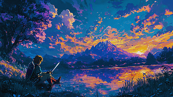 Link on the river, The Legend Of Zelda HD wallpaper