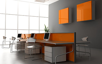 Office, Miscellanea, Miscellaneous, Style, Modern, Up To Date, Tables, Computers HD wallpaper