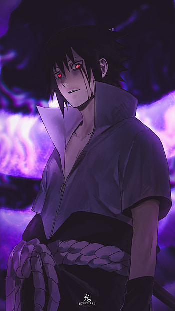 SASUKE UCHIHA 内葉, naruto, magenta, sharingan, itachi, konoha, shippuden, anime, arte HD phone wallpaper