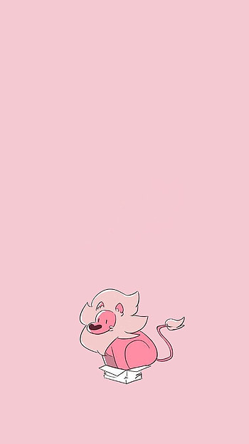 Lion, pink, stevenuniverse HD phone wallpaper