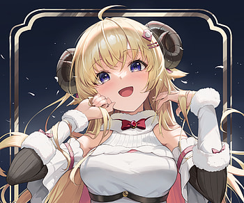Tsunomaki Watame, hololive, Tsunomaki Watame, Anime, Virtual Youtuber HD wallpaper