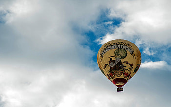 Sky, Clouds, Miscellanea, Miscellaneous, Flight, Balloon HD wallpaper