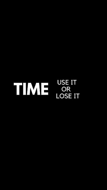 TIME, SUCCESS, LOSE, USE, BLACK, LIFE HD phone wallpaper