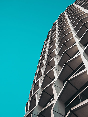 Sky, Architecture, Building, Minimalism, Facade HD phone wallpaper