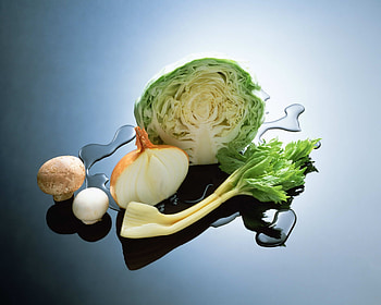 Food, Vegetables, Cabbage, Onion HD wallpaper
