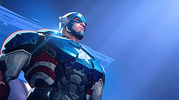 Captain America X Marvel Rivals, marvel-rivals, games, 2024-games, video-games, captain-america HD wallpaper