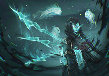 Kalista - League Of Legends, Shadow Isles (League Of Legends), Kalista (League Of Legends), video game, League Of Legends HD wallpaper