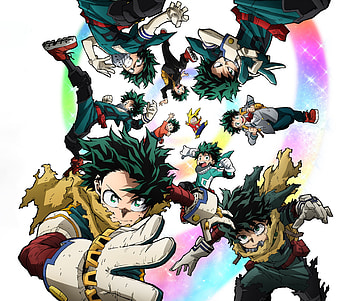 Deku Ascends - My Hero Academia Quad, Anime, My Hero Academia, Izuku Midoriya HD wallpaper