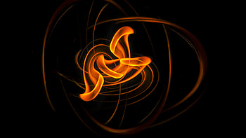 The Burning Core, core, abstract, black, artwork, art, digital-art, artist HD wallpaper