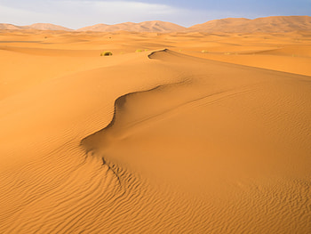 Nature, Sand, Desert, Hills, Traces, Dunes HD wallpaper