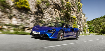 McLaren Artura: Stunning Blue Car in Ultra, car, McLaren, McLaren Artura, blue car HD wallpaper