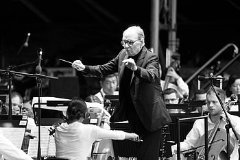 Ennio Morricone, Legendary composer, Musical hero, Timeless melodies HD wallpaper