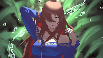 Brown Hair Mei Terumi Naruto HD wallpaper