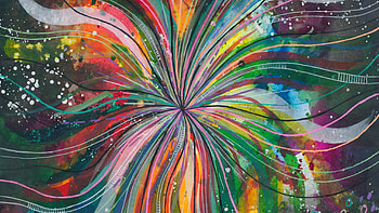 Abstract, colorful, art, texture, asja boros HD wallpaper
