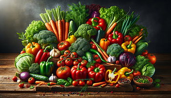 Fresh Vegetable Medley, food, vegetable HD wallpaper