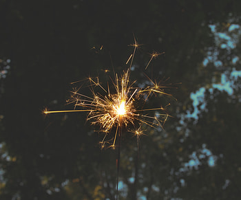 Holidays, Sparks, Holiday, Sparkler HD wallpaper