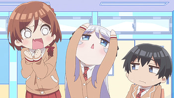 Anime, I'm Getting Married to a Girl I Hate in My Class, Akane Sakuramori, Shisei Houjou, Saito Houjou HD wallpaper