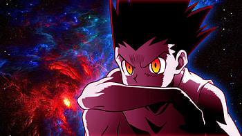 Hunter x Hunter, Gon cs, Anime games, Space clouds HD wallpaper