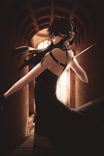 Yor Forger, spyxfamily, anya HD phone wallpaper