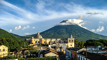Agua Volcano, Guatemala HD wallpaper