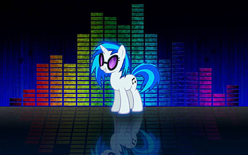 Vinyl Scratch, DJ Pon3, Friendship is Magic, My Little Pony HD wallpaper