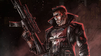 The Punisher Art, the-punisher, punisher, artwork, artist, digital-art, superheroes, deviantart HD wallpaper
