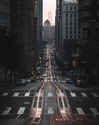 Cities, Auto, City, Building, Road, Dahl, Distance HD phone wallpaper