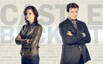 Kate Beckett, Stana Katic, Tv Show, Castle, Castle (Tv Show), Nathan Fillion, Richard Castle HD wallpaper