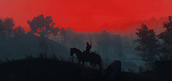 The Witcher 3 Geralt Silhouette, ciri, the-witcher-3, games, ps4-games, xbox-games, pc-games, 2019-games HD wallpaper