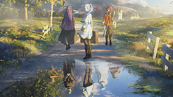 Frieren: Beyond Journey's End, Frieren (Frieren: Beyond Journey's End), Fern (Frieren: Beyond Journey's End), Stark (Frieren: Beyond Journey's End), Anime, Frieren: Beyond Journey's End HD wallpaper